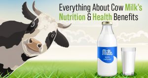 Milk Nutrition Facts - Cow Milk Nutritional Value, and Health Benefits